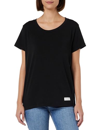 Tommy Hilfiger Damen Short Sleeve UW0UW04873 Kurzarm T-Shirts, Schwarz (Black), M von Tommy Hilfiger