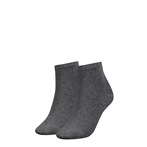 Tommy Hilfiger Damen TH WOMEN CASUAL SHORT SOCK 2P Freizeitsocken,2er Pack|#2per pack Grau (middle 758),39/42 von Tommy Hilfiger