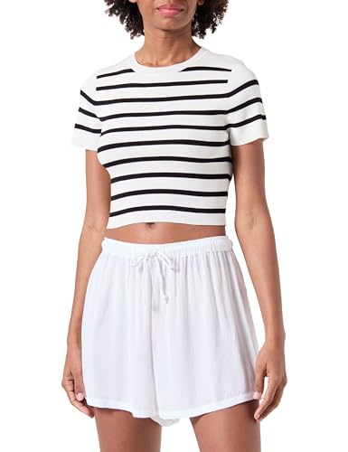 Tommy Hilfiger Damen Shorts Beach Short Kurz, Weiß (White), S von Tommy Hilfiger