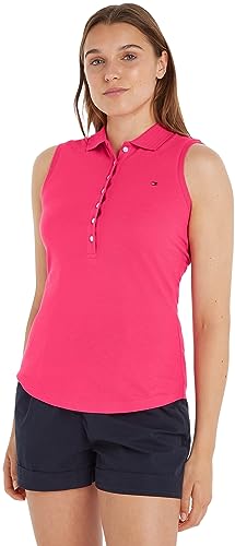 Tommy Hilfiger Damen 0,00 Stretch, Rosa (Bright Cerise Pink), L von Tommy Hilfiger