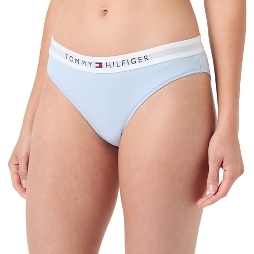 Tommy Hilfiger Damen Slip Unterwäsche, Blau (Breezy Blue), XL von Tommy Hilfiger