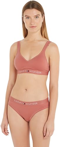 Tommy Hilfiger Damen (Ext Sizes) Uw0uw04145 Bikini Hose, Rosa (Teaberry Blossom), M EU von Tommy Hilfiger