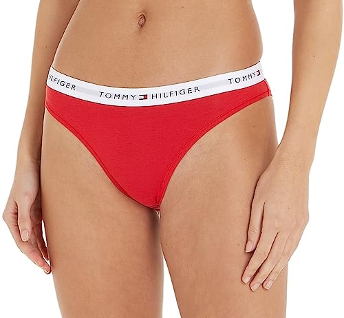 Tommy Hilfiger Damen Slip Unterwäsche, Rot (Primary Red), S von Tommy Hilfiger