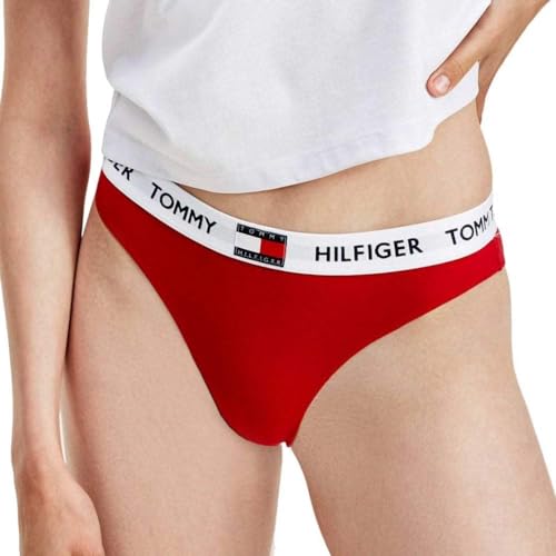 Tommy Hilfiger Bikini Bikini Hose Damen, Rot (Tango Red), L von Tommy Hilfiger