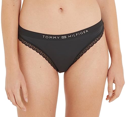 Tommy Hilfiger Damen Slip Unterwäsche, Schwarz (Black), S von Tommy Hilfiger