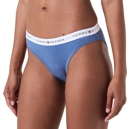 Tommy Hilfiger Damen Slip Unterwäsche, blau (Iron Blue), XS von Tommy Hilfiger