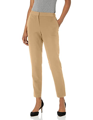 Tommy Hilfiger Damen Sloane Ankle Trouser Suit Pant Anzughose, Tigerauge, 36 von Tommy Hilfiger