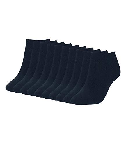 Tommy Hilfiger Damen Sneaker Socken Füßlinge Kurzsocken 343024001 10 Paar, Farbe:Blau, Menge:10 Paar (5x 2er Pack), Größe:35-38, Artikel:-356 jeans von Tommy Hilfiger