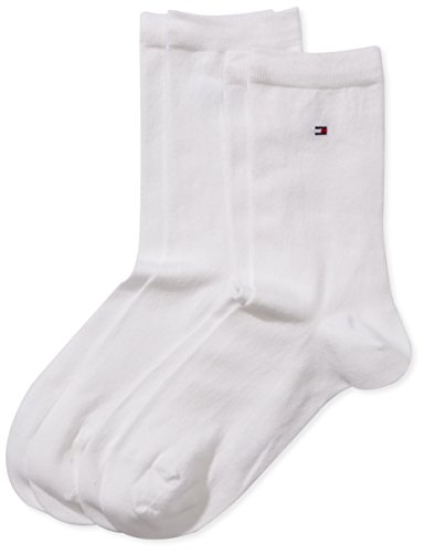 Tommy Hilfiger Damen Th Women Casual 2p Socken, Weiß, 35-38 von Tommy Hilfiger
