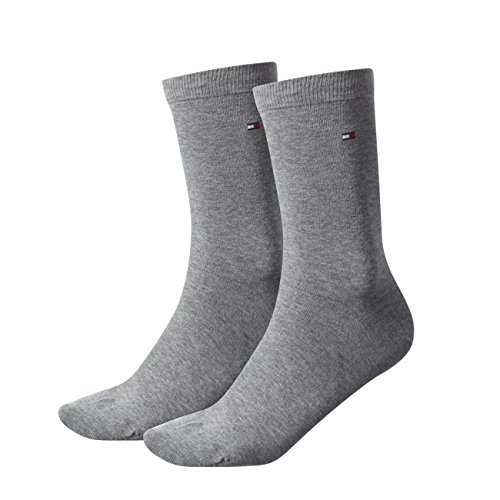 Tommy Hilfiger Damen Socken Casual 4er Pack, Größe:35-38;Farbe:middle grey melange von Tommy Hilfiger