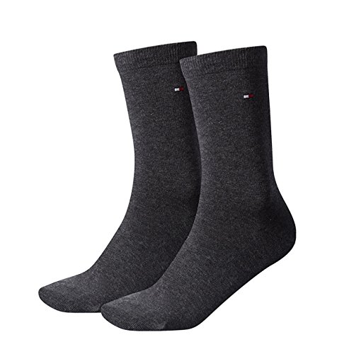 Tommy Hilfiger Damen Socken Casual 4er Pack, Größe:39-42;Farbe:anthracite melange von Tommy Hilfiger