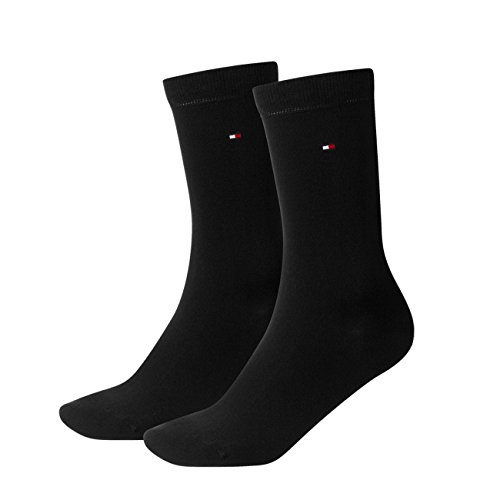 Tommy Hilfiger Damen Socken Casual 8er Pack, Größe:35-38;Farbe:black von Tommy Hilfiger