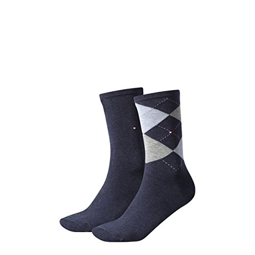 Tommy Hilfiger Damen Socken Check Casual Socken 4er Pack von Tommy Hilfiger