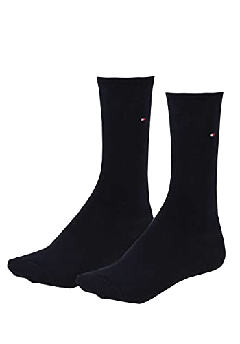 Tommy Hilfiger Damen Th Women Casual 2p Socken, Midnight Blue, 35-38 von Tommy Hilfiger