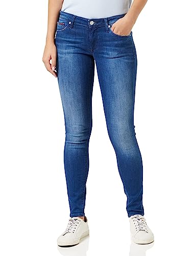 Tommy Jeans Damen Jeans Sophie Stretch, Blau (New Niceville Mid Blue Stretch), 27W / 30L von Tommy Jeans