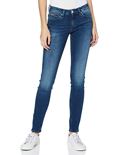 Tommy Jeans Damen Sophie Lr Skny Nnmbs Dw0dw09214 Jeanshosen, Blau (New Niceville Mid Blue Stretch), 32W / 30L EU von Tommy Jeans