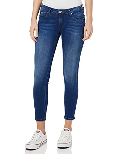 Tommy Jeans Damen Jeans Hose Sophie Stretch, Blau (New Niceville Mid Blue Stretch), 30W/32L von Tommy Jeans
