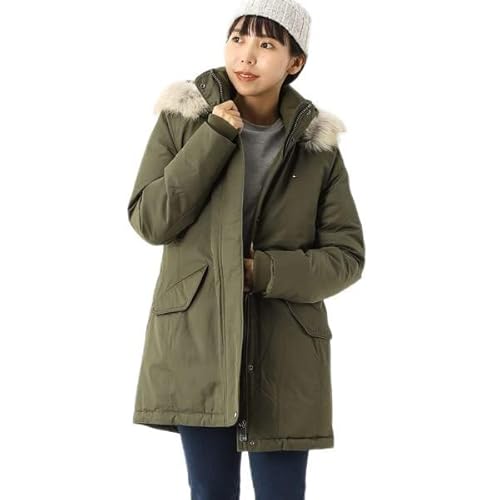 Tommy Hilfiger Damen Sorona Padded Parka WW0WW37491 Parkas, Khaki (Army Green), XL von Tommy Hilfiger