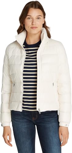 Tommy Hilfiger Damen Steppjacke Down Feminine Gloss Leicht, Elfenbein (Ivory Petal), S von Tommy Hilfiger
