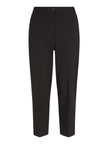 Tommy Hilfiger Damen Straight VIS Poly Blend Pant WW0WW39398 Gewebte Hosen, Schwarz (Black), 38W von Tommy Hilfiger