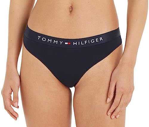Tommy Hilfiger Damen String Tanga, Blau (Desert Sky), S von Tommy Hilfiger