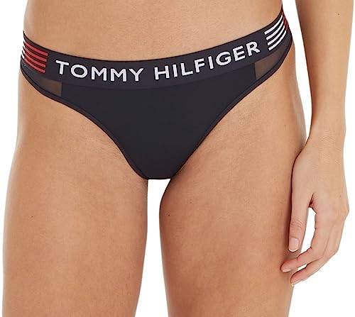 Tommy Hilfiger Damen String Tanga, Blau (Desert Sky), XS von Tommy Hilfiger