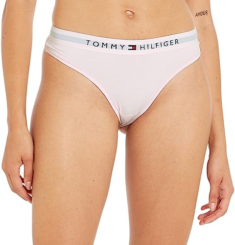 Tommy Hilfiger Damen String Tanga, Rosa (Light Pink), L von Tommy Hilfiger