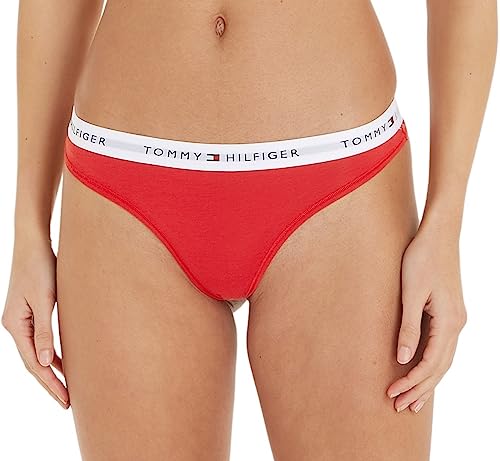 Tommy Hilfiger Damen String Tanga, Rot (Primary Red), XS von Tommy Hilfiger