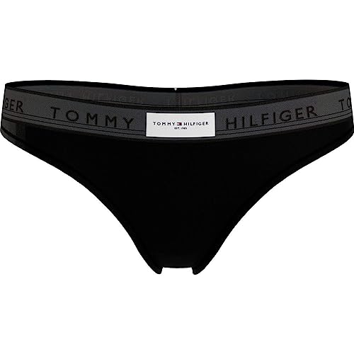 Tommy Hilfiger Damen String Thong Tanga, Schwarz (Black), XL von Tommy Hilfiger