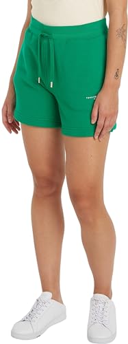 Tommy Hilfiger Damen Sweatshorts 1985 Terry Shorts Kurz, Grün (Olympic Green), L von Tommy Hilfiger