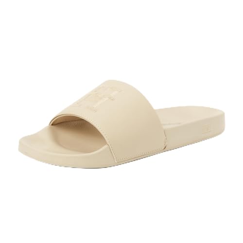 Tommy Hilfiger Damen Badeschuhe Th Embroidered Slide Badelatschen, Beige (Beige), 37 von Tommy Hilfiger
