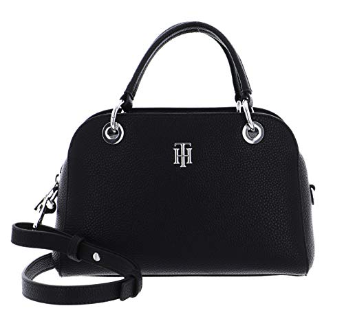 Tommy Hilfiger Damen Handtasche Tasche TH Essence M Duffle Schwarz AW0AW08845 von Tommy Hilfiger