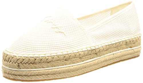 Tommy Hilfiger Damen TH Flatform Espadrilles, Weiß, 39 EU von Tommy Hilfiger