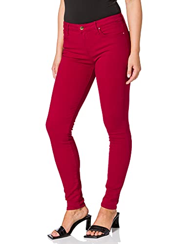 Tommy Hilfiger Damen TH Flex Como Skinny RW CLR Jeans, Raspberry Juice, W25 / L28 von Tommy Hilfiger