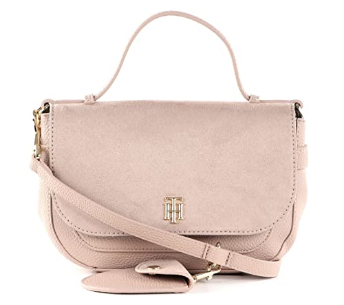 Tommy Hilfiger Damen Th Joy School Bag Mix Crossovers, Neutral Khaki, M EU von Tommy Hilfiger