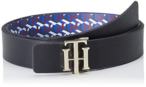 Tommy Hilfiger Damen TH Reversible 3.0 Gürtel, Blau (Blue 0yf), 75|#6611 (Herstellergröße:75.0) von Tommy Hilfiger