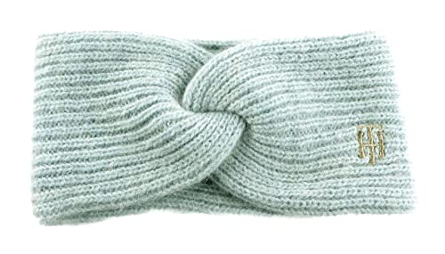 Tommy Hilfiger Damen TH Timeless Headband Strickmütze, Breezy Blue, One Size von Tommy Hilfiger