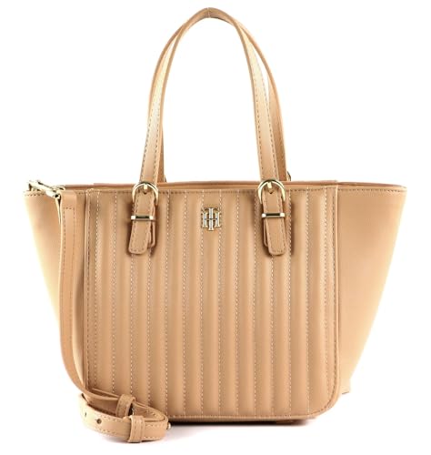 TOMMY HILFIGER TH Timeless Small Tote Sandrift von Tommy Hilfiger