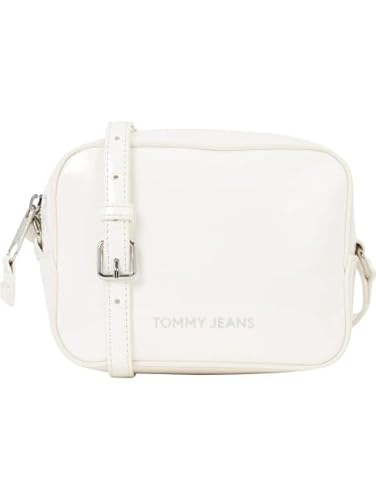 Tommy Hilfiger Damen Tjw ESS Must Camera Bag Patent Tasche, Ancient White von Tommy Hilfiger