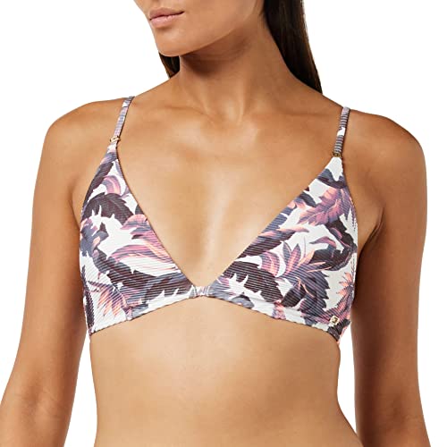 Tommy Hilfiger Damen TRIANGLE FIXED RP Bikinioberteil, Hilfiger Tropic Overshadow, S von Tommy Hilfiger