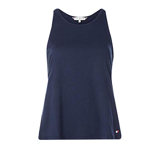 Tommy Hilfiger Damen Tank Top Bikinioberteil, Pitch Blue, XS von Tommy Hilfiger