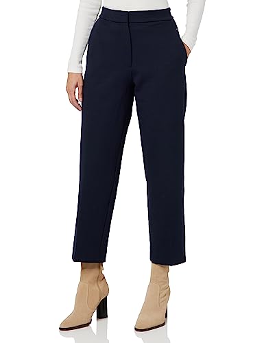 Tommy Hilfiger Damen Tapered Punto Pant WW0WW39079 Gewebte Hosen, Blau (Desert Sky), 36 von Tommy Hilfiger