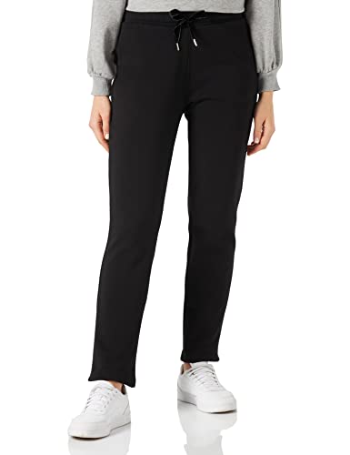 Tommy Hilfiger Damen Jogginghose Tapered Sweatpants Baumwolle, Schwarz (Black), S von Tommy Hilfiger