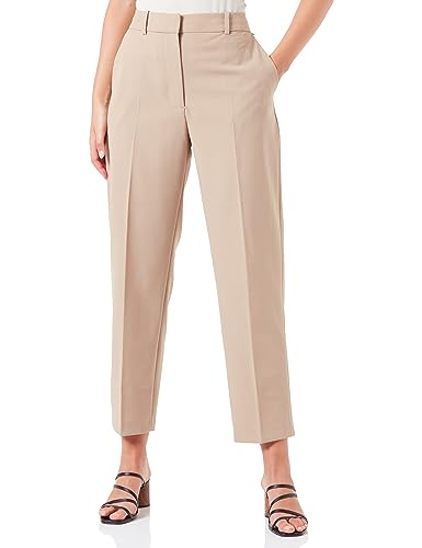 Tommy Hilfiger Damen Tapered WO Blend Pant WW0WW39399 Gewebte Hosen, Beige (Classic Beige), 38 von Tommy Hilfiger