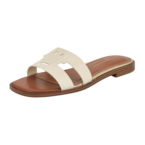 Tommy Hilfiger Damen Terenz Flat Sandal, Beige, 37 EU von Tommy Hilfiger