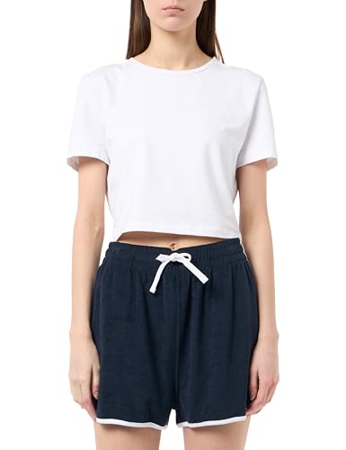 Tommy Hilfiger Damen Terry Shorts Uw0Uw05951 Vertuschte Unterseite, Blue (Dark Night Navy), M von Tommy Hilfiger