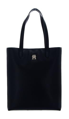 Tommy Hilfiger Damen Tote Bag Tasche TH Casual Slim Tote Ns mit Innentaschen, Schwarz (Black), Einheitsgröße von Tommy Hilfiger