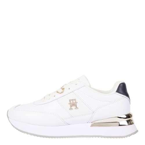 Tommy Hilfiger Damen Th Elevated Feminine Runner Gld Schuhe, White, 36 EU Tommy Hilfiger Damen Th Elevated Feminine Runner Gld Schuhe, White, 36 EU von Tommy Hilfiger