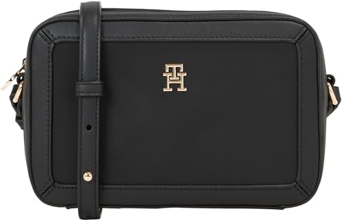 Tommy Hilfiger Damen Crossbody Bag Tasche Essential Crossover Mittelgroß, Schwarz (Black), Onesize von Tommy Hilfiger