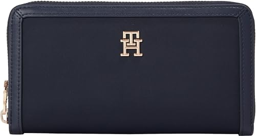 Tommy Hilfiger Damen Portemonnaie Essential Large mit Münzfach, Blau (Space Blue), Einheitsgröße von Tommy Hilfiger